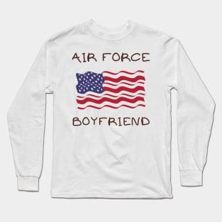 Air force boyfriend Long Sleeve T-Shirt